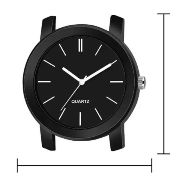 ShadowLine Quartz – Minimal Black Watch for Men - Image 4