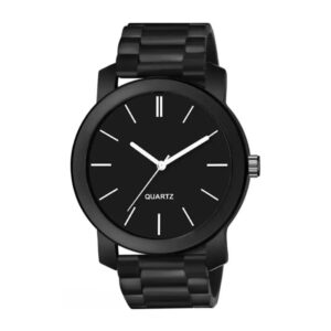 ShadowLine Quartz – Minimal Black Watch for Men